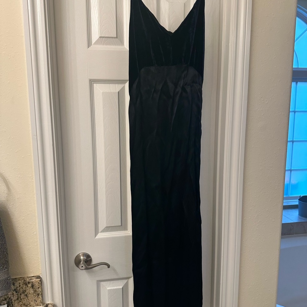 Women’s Maje Navy/Black Maxi Dress Sz 1